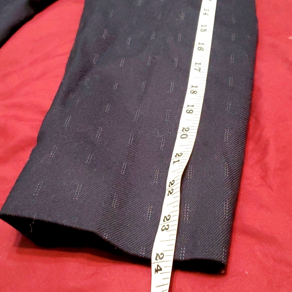 Christian Dior Navy Wool Skirt Suit 14 - Picture 13 of 15